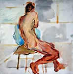 Seated Male Nude